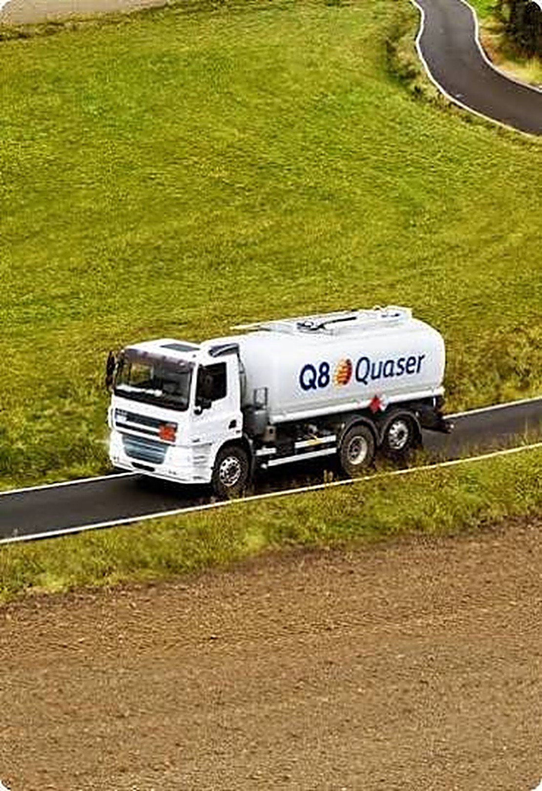 Automezzo Q8 Quaser per la consegna di carburante extrarete