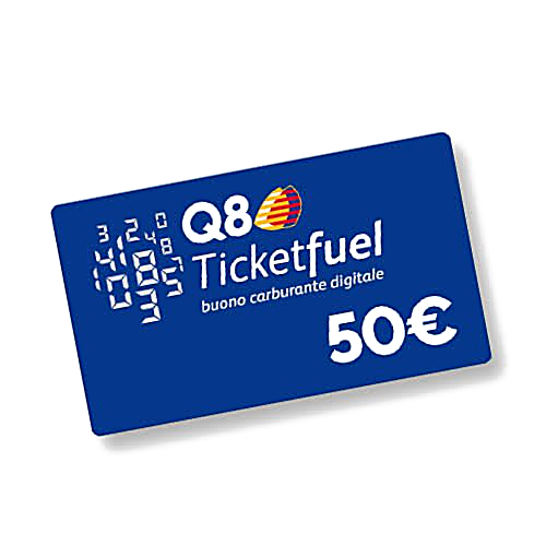 Q8 Ticketfuel, buono carburante digitale